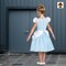 Kids Classic Disney Cinderella Princess Costume with Cameo and Peplum